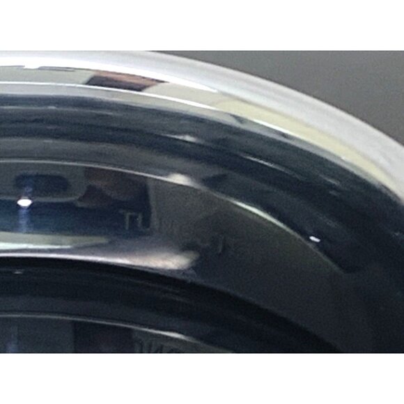 Men's Wedding Band Silver Tungsten Stainless Steel 8mm Ring Size 13.5 - Picture 9 of 14